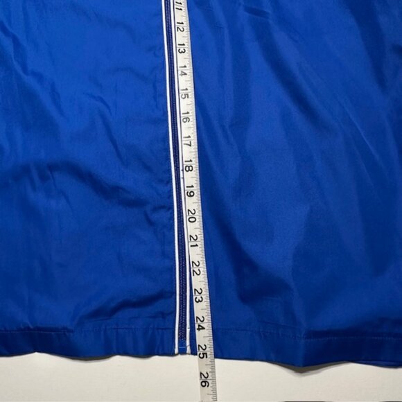 Danskin Now Women's Windbreaker Jacket Hooded Long Sleeve Blue Size XL Jr 15-17 - Picture 8 of 8